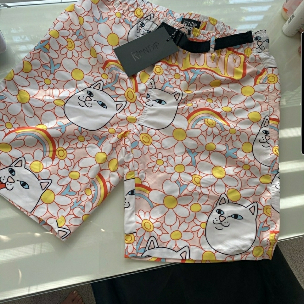 Rip N Dip Daisy Daze Swim Shorts NWT